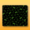 Tennis Pattern Green Mouse Pad